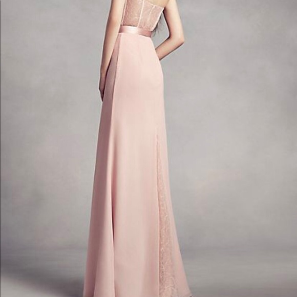 Vera Wang Blush Bridesmaid Dress - Picture 2 of 4